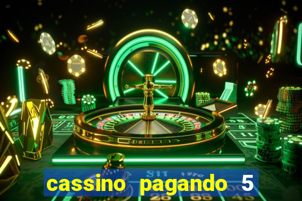 cassino pagando 5 reais no cadastro